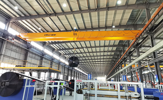 LH hoist double girder crane