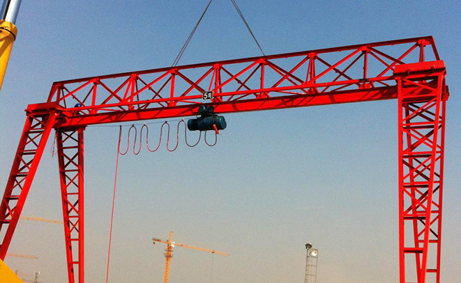 Flower stand hoist gantry crane